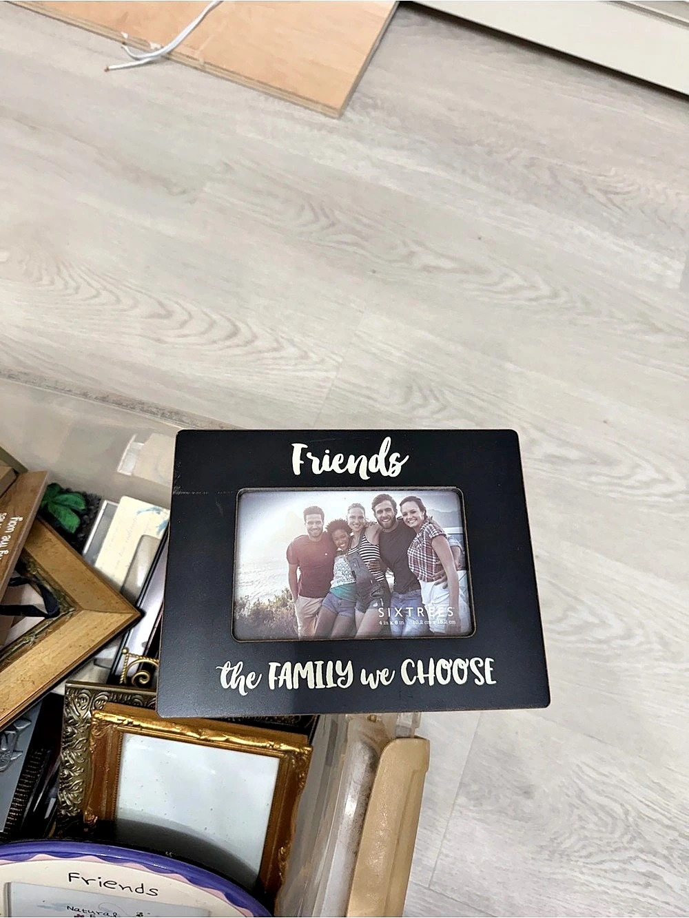 Sixtrees Friends the Family We Choose Picture Frame Black & White